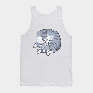 Graceful Gray Tabby Tank Top